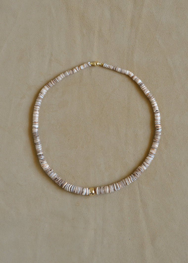 Multi Puka Bead Collar