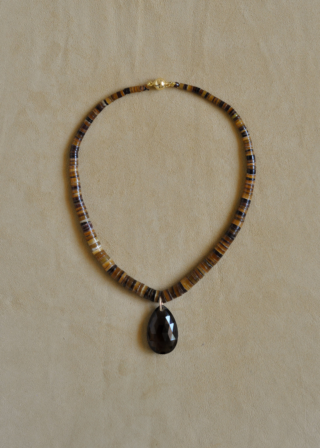The Tonal Diamond Drop | Smokey Quartz