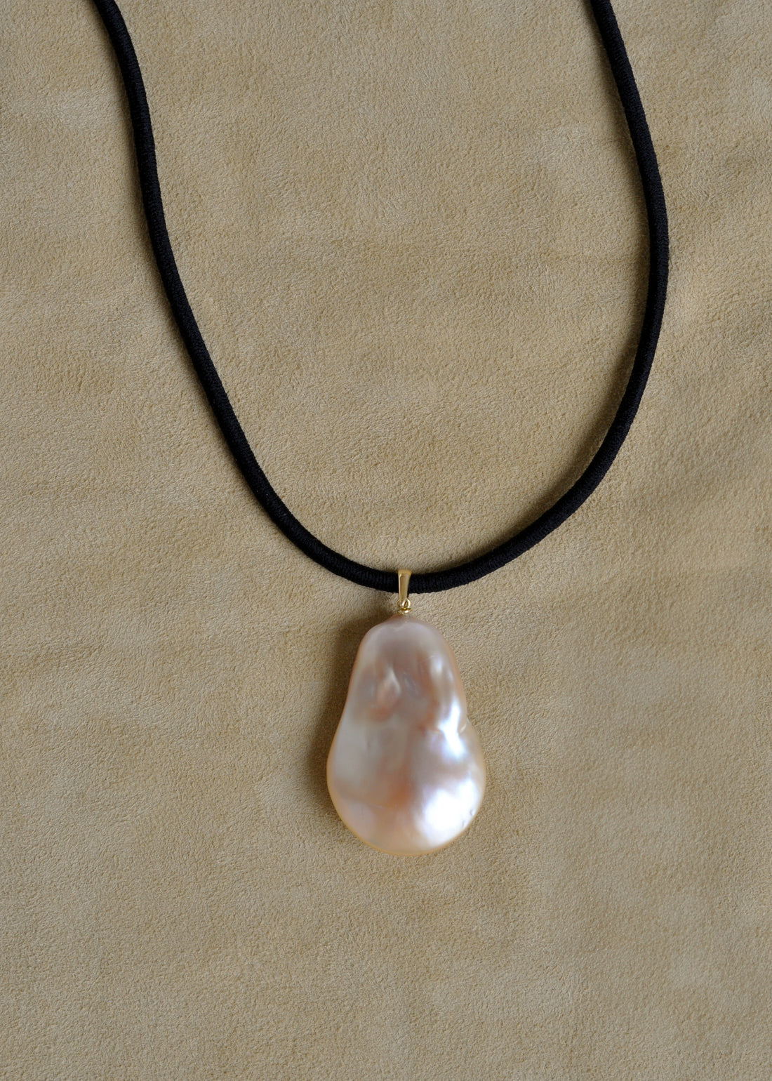 Jumbo Baroque Pendant on Cord