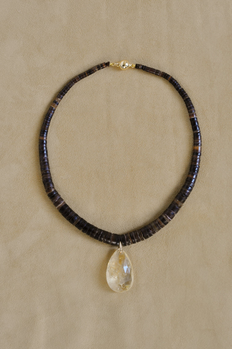 The Drop Collar | Citrine