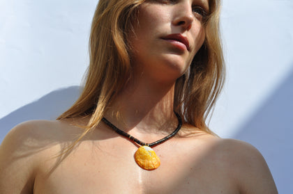 Sun Shell Necklace No 1