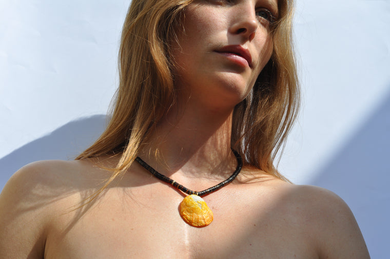 Sun Shell Necklace No 1