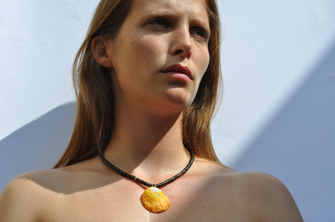 Sun Shell Necklace No 1