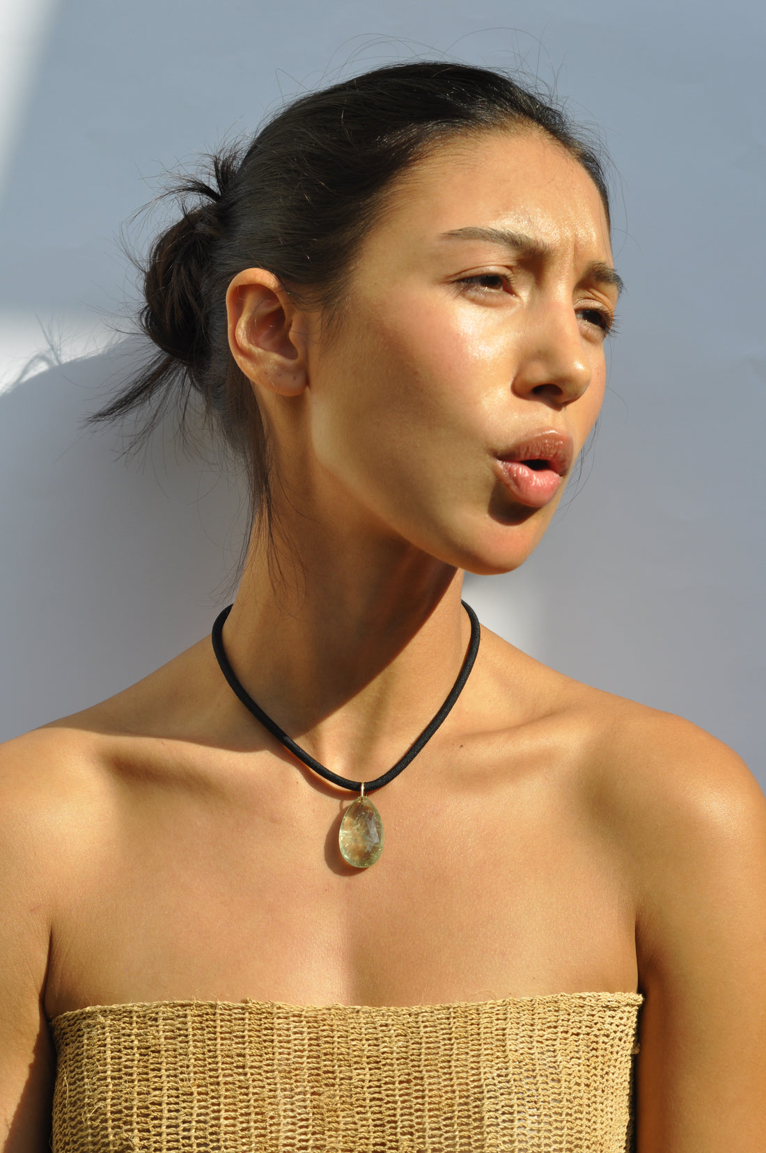 The Drop Cord | Green Amethyst