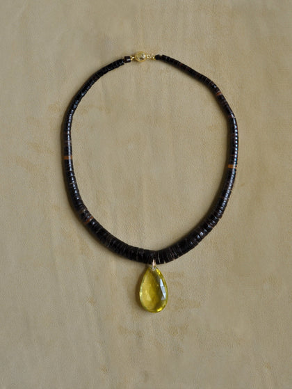 The Drop Collar | Lemon Quartz
