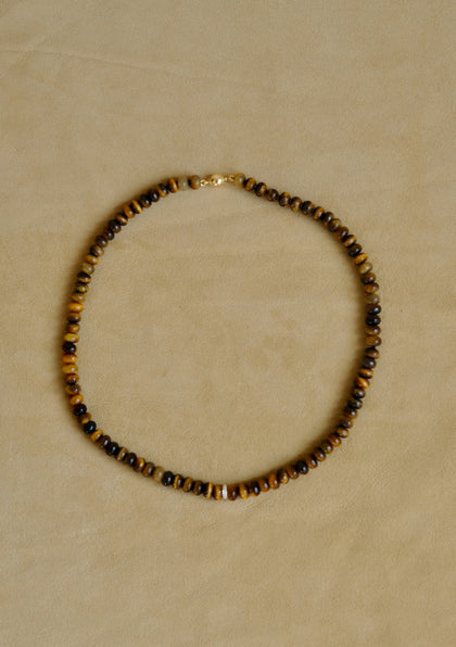 Tiger Eye Single Diamond