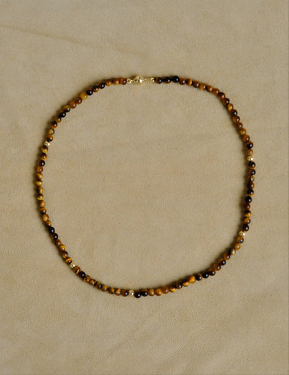 Mom's Tiger Eye Collar