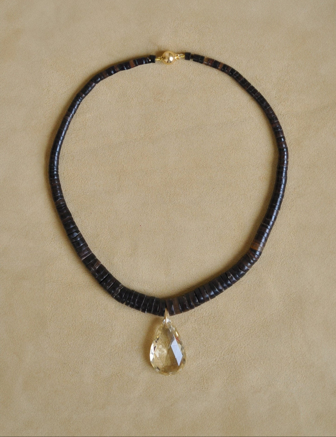 The Drop Collar | Yellow Citrine