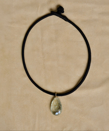 The Drop Cord | Green Amethyst