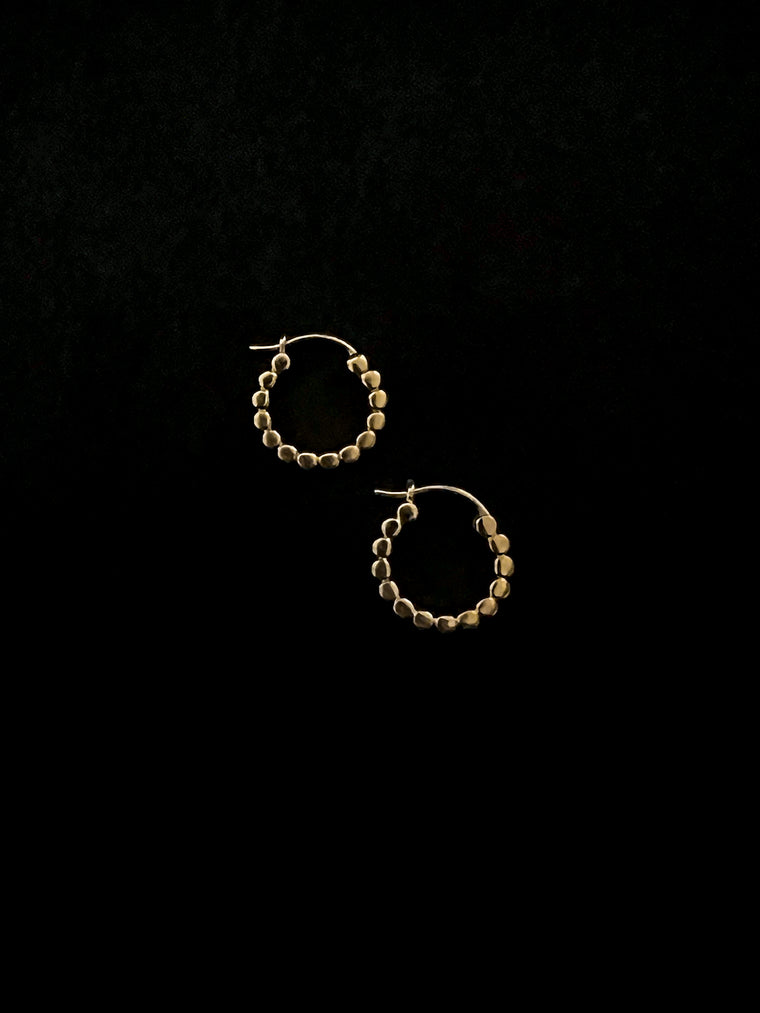 Snail Hoop Earrings
