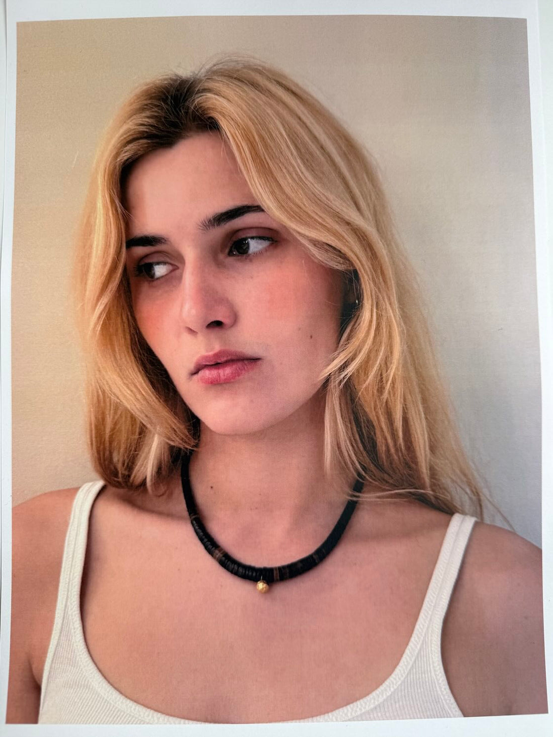 Elegant Puka Drop Boule Necklace