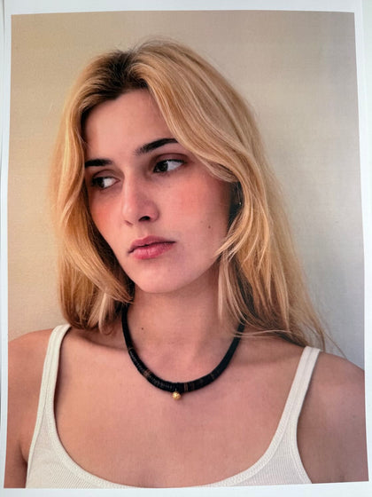 Elegant Puka Drop Boule Necklace