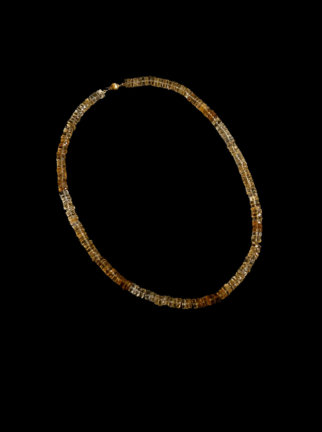 Citrine Heishi Collar