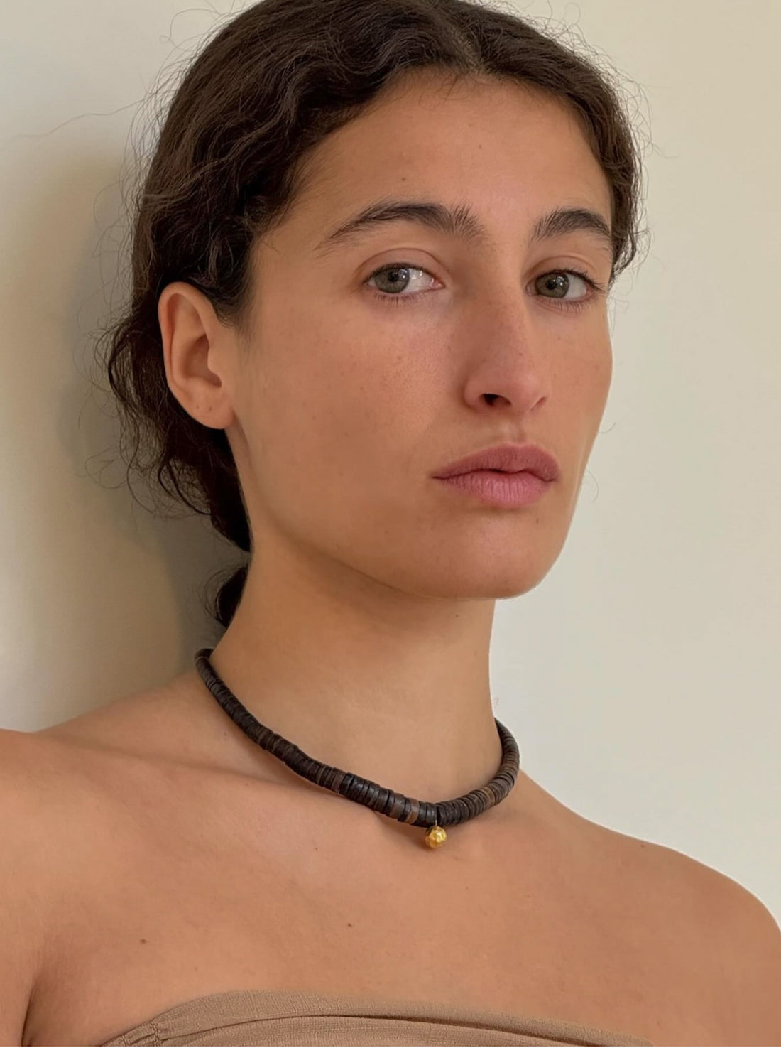 Elegant Puka Drop Boule Necklace