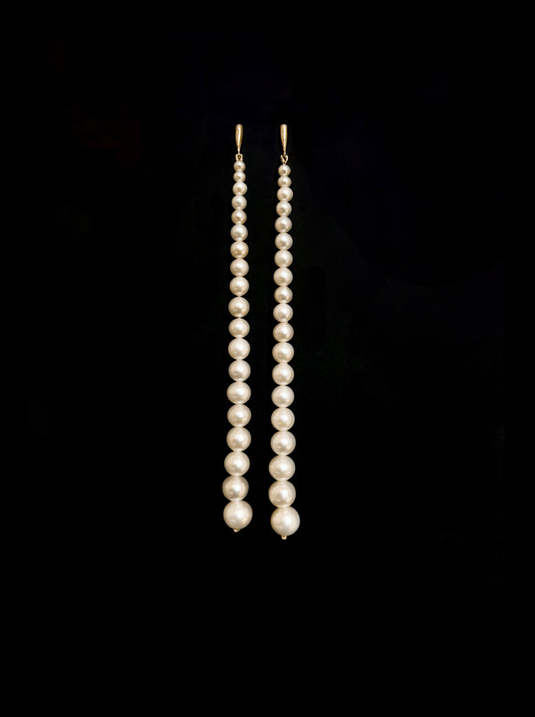 Pearly Cascade Earrings