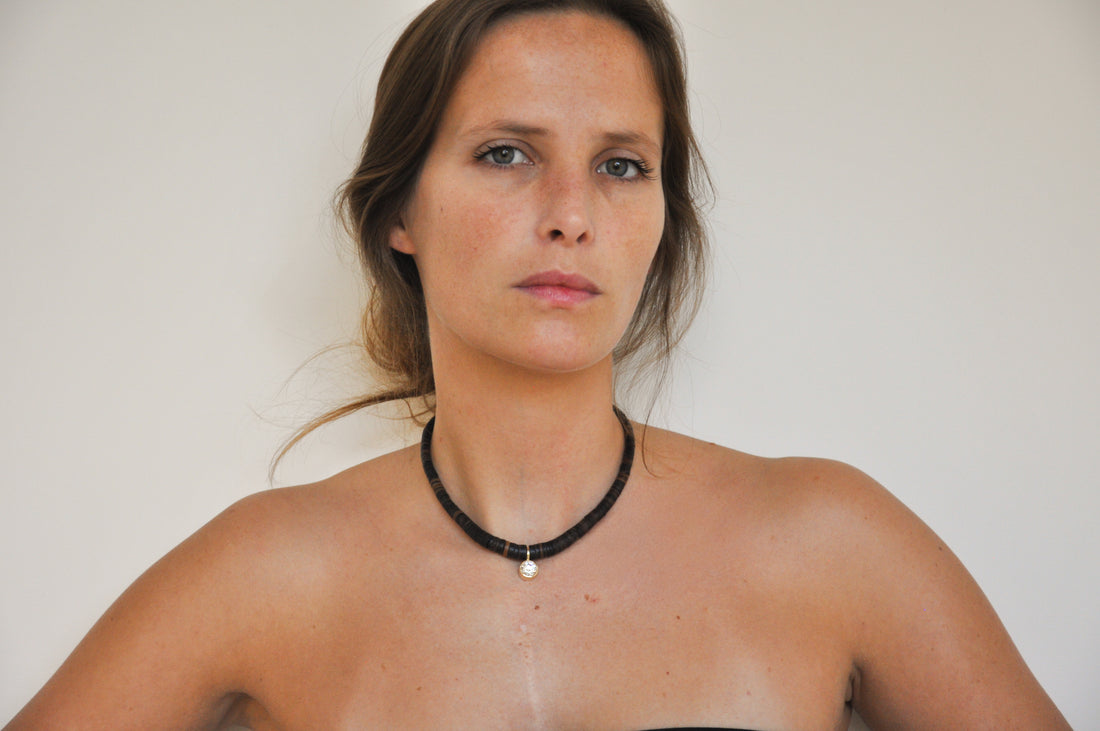 Brilliant Diamond Puka Collar