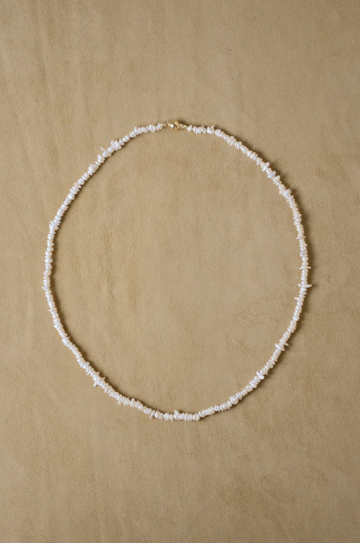 Tiny Keshi Pearl Necklace
