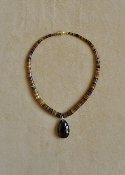 The Tonal Diamond Drop | Smokey Quartz