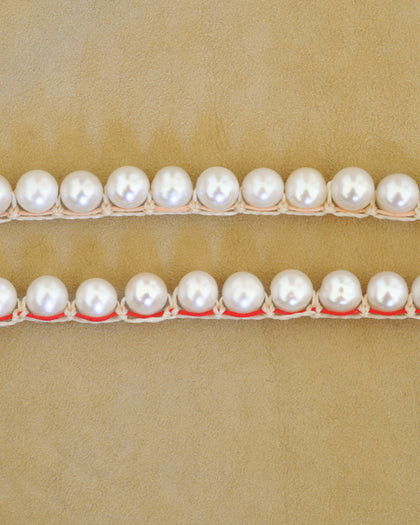 Macrame Pearl Necklace