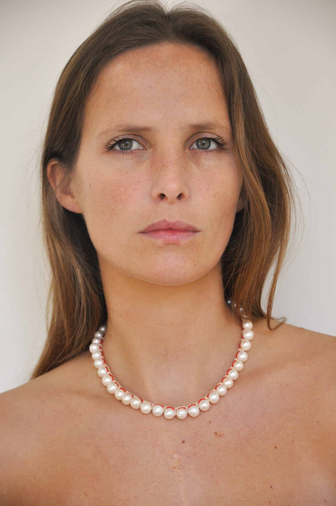 Macrame Pearl Necklace