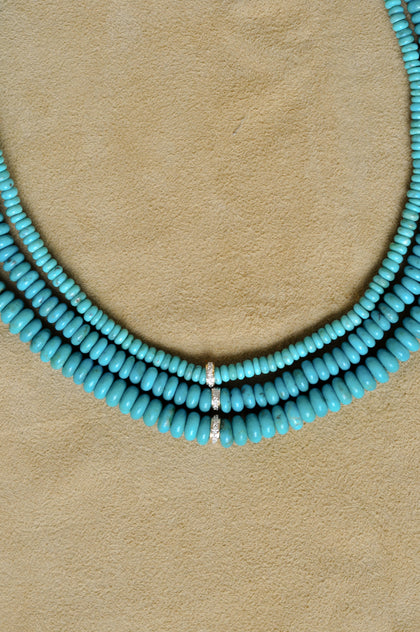 Turquoise Diamond Necklace