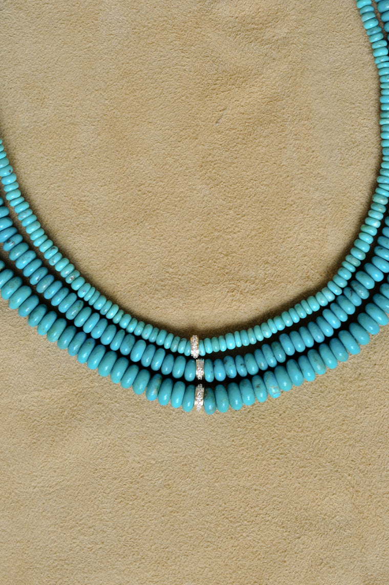Turquoise Diamond Necklace