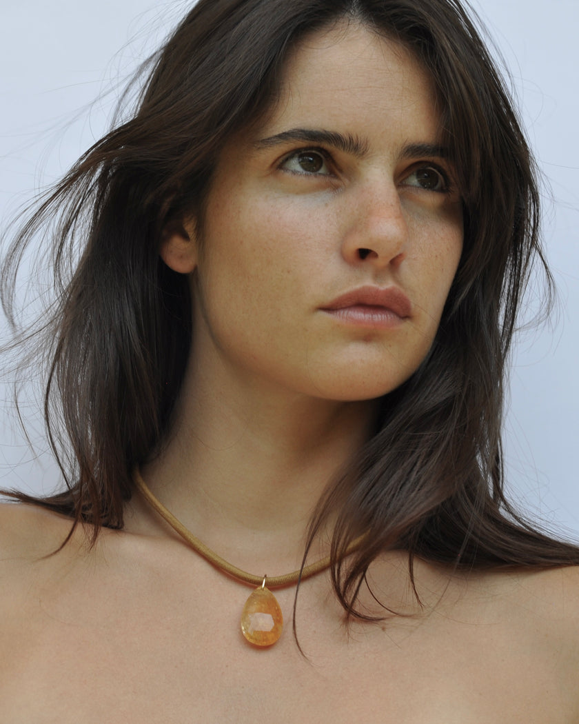 The Drop Cord | Sunset Citrine