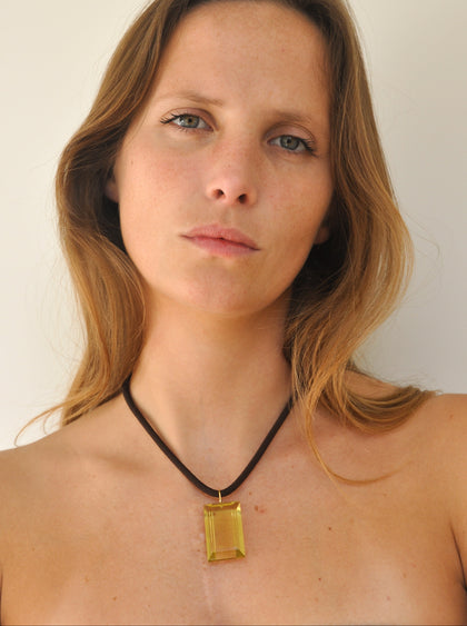 The Baguette Cord | Lemon Quartz