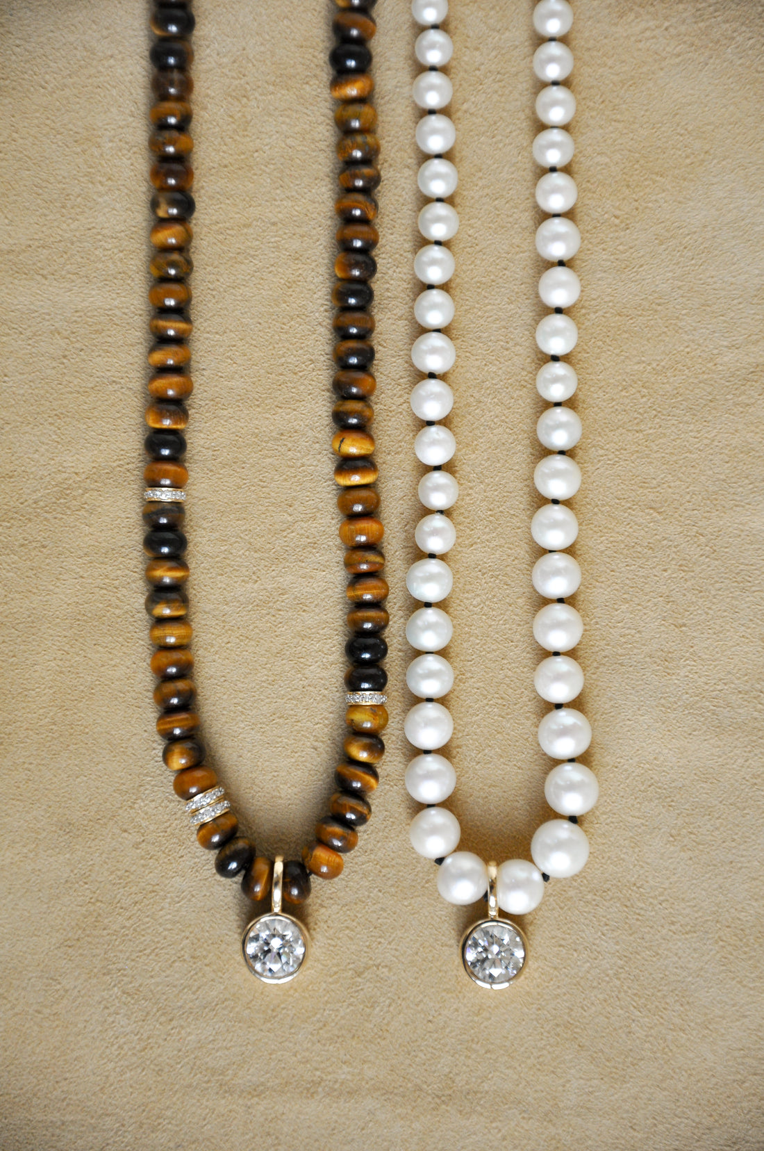 Brilliant Diamond Clasp Pendant