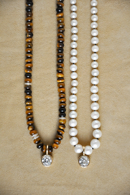 Brilliant Diamond Clasp Pendant