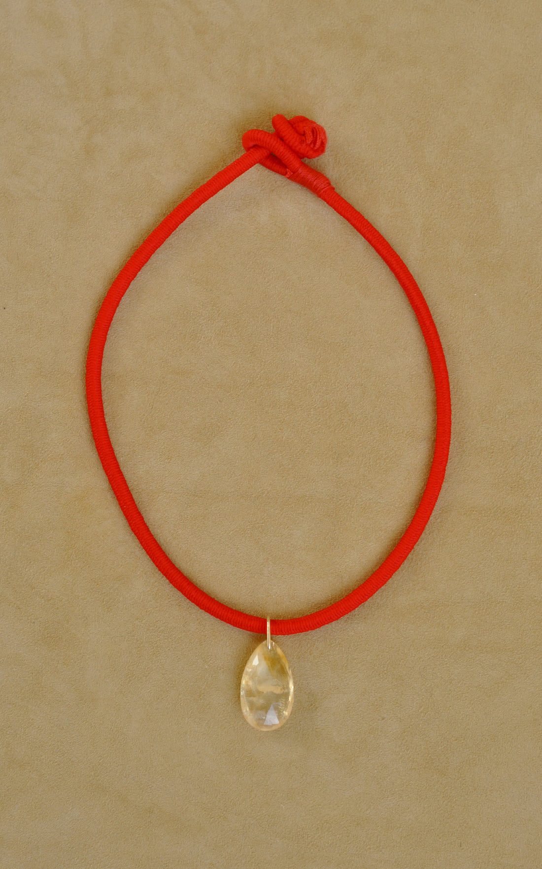 The Petite Drop Cord | Citrine