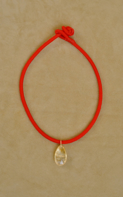 The Petite Drop Cord | Citrine