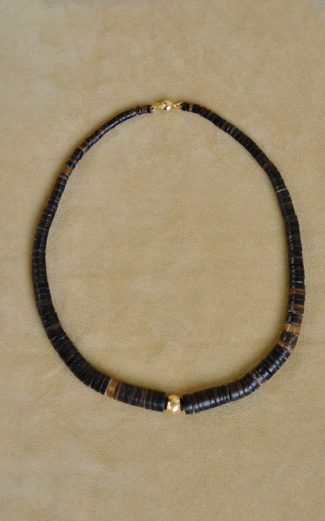 Elegant Puka Bead Collar