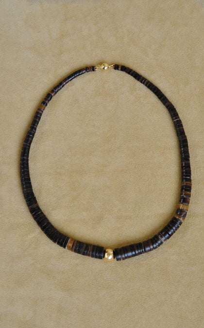 Elegant Puka Bead Collar