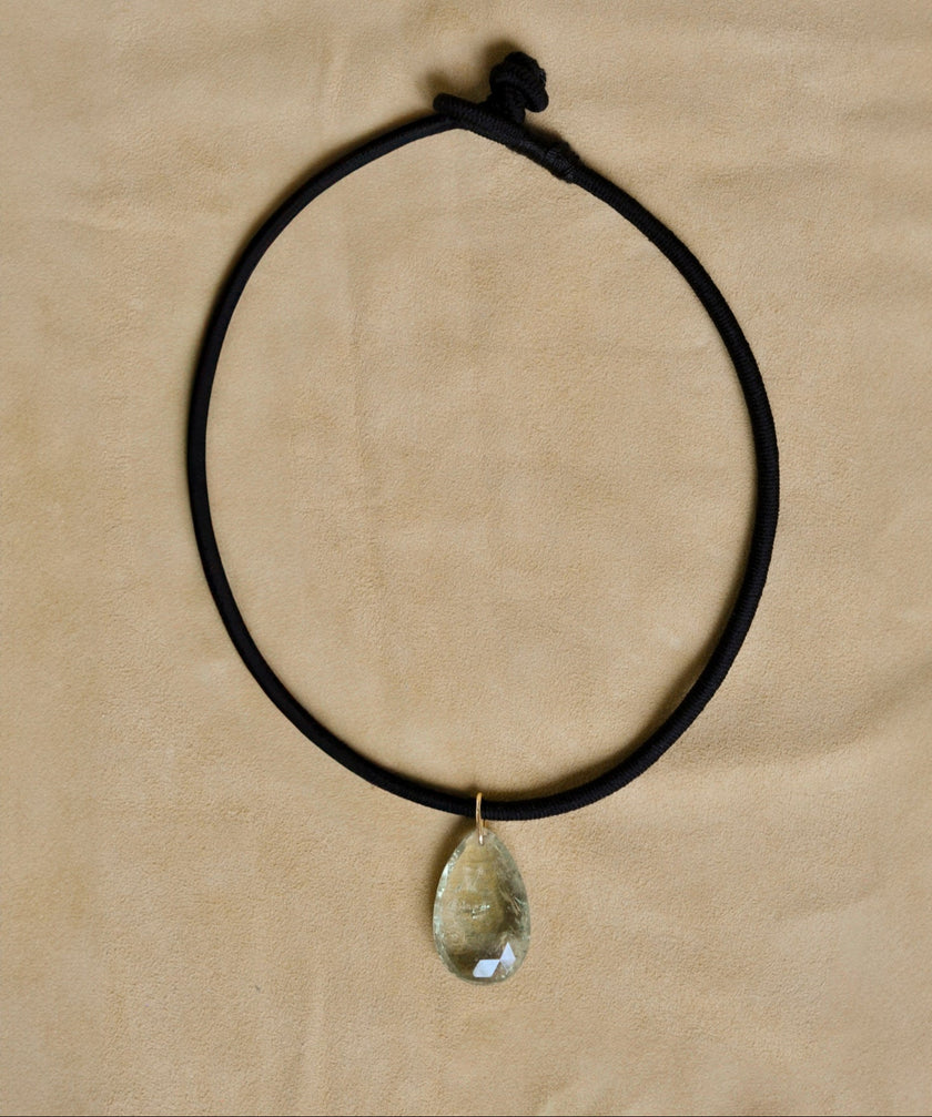 The Drop Cord | Green Amethyst