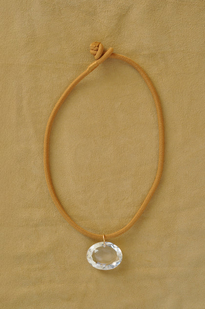 The Oval Drop Cord | Quartz