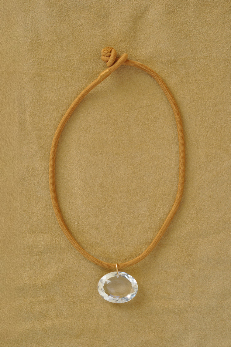 The Oval Drop Cord | Quartz