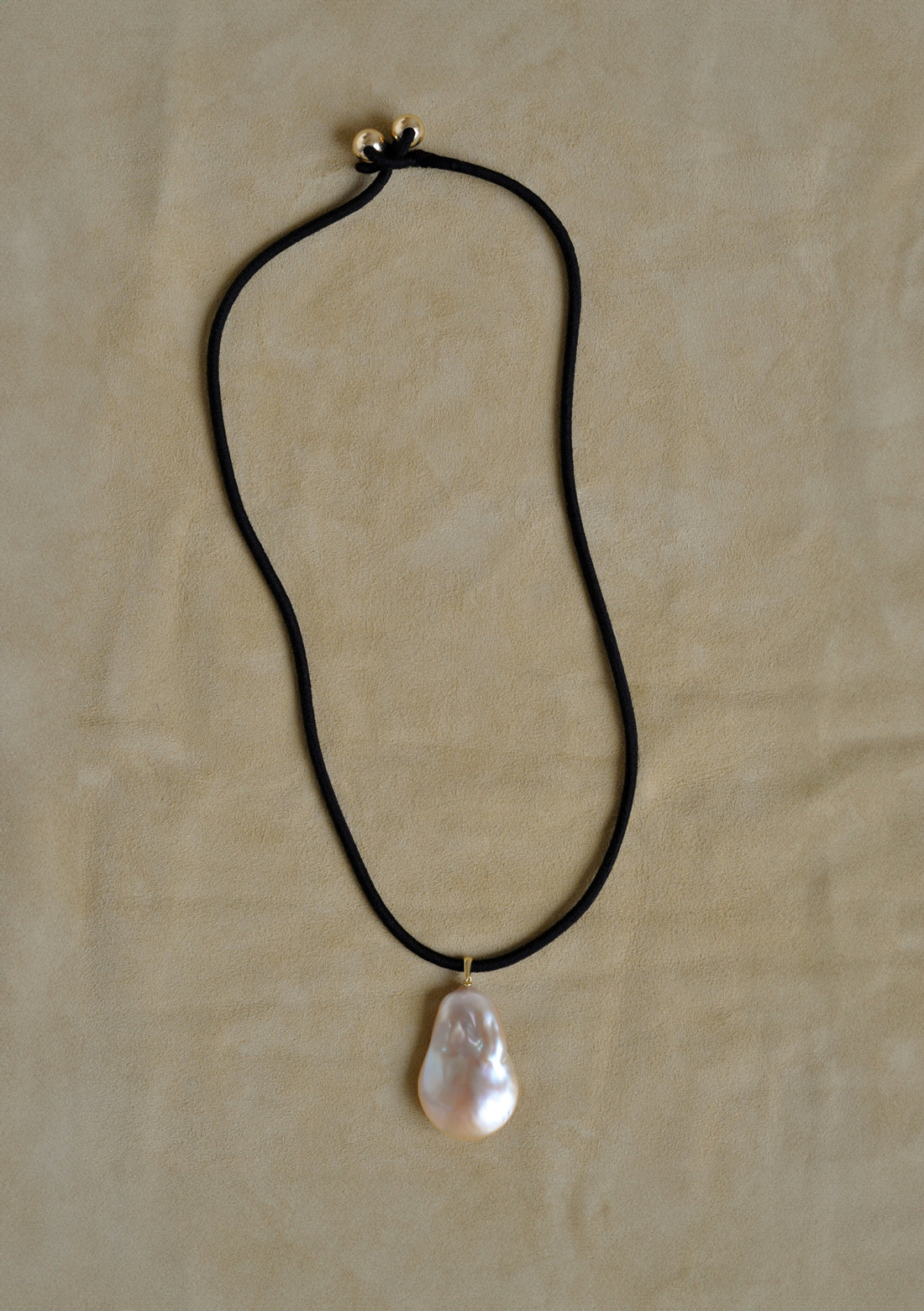 Jumbo Baroque Pendant on Cord