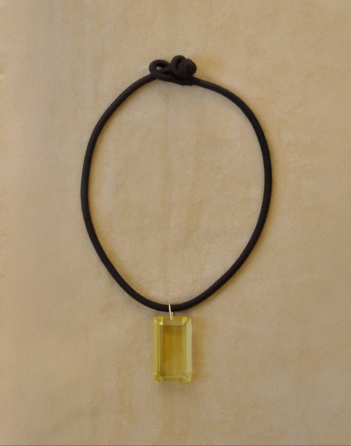 The Baguette Cord | Lemon Quartz