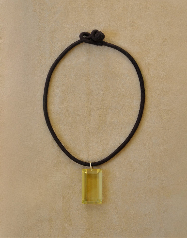 The Baguette Cord | Lemon Quartz