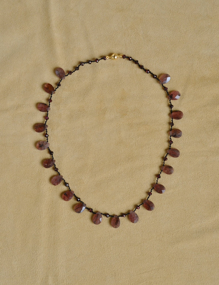 The Droplet Necklace | Strawberry