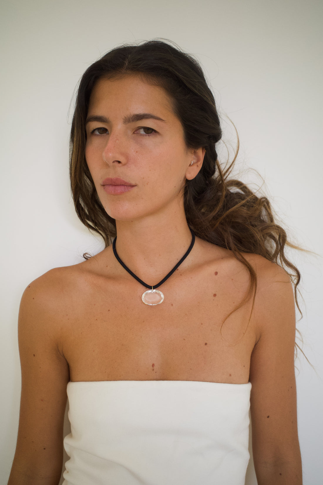 The Oval Drop Cord | Quartz