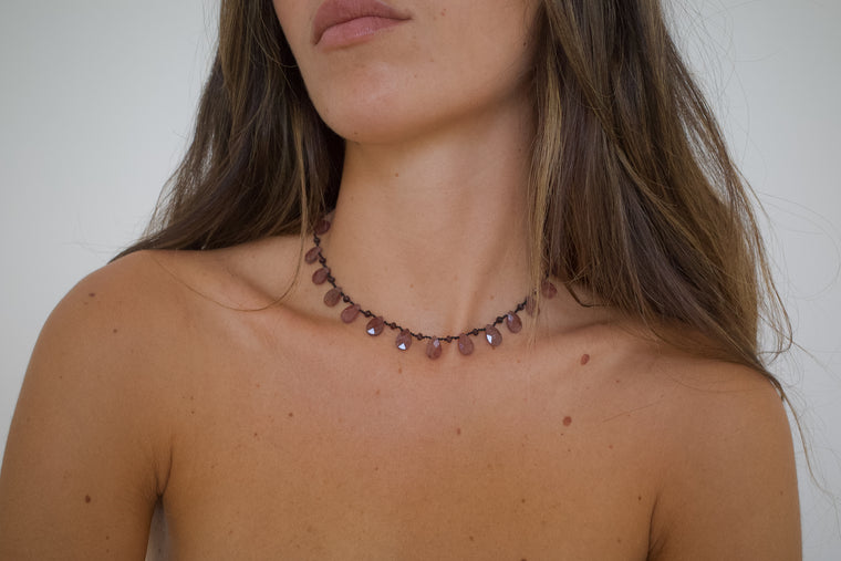 The Droplet Necklace | Strawberry